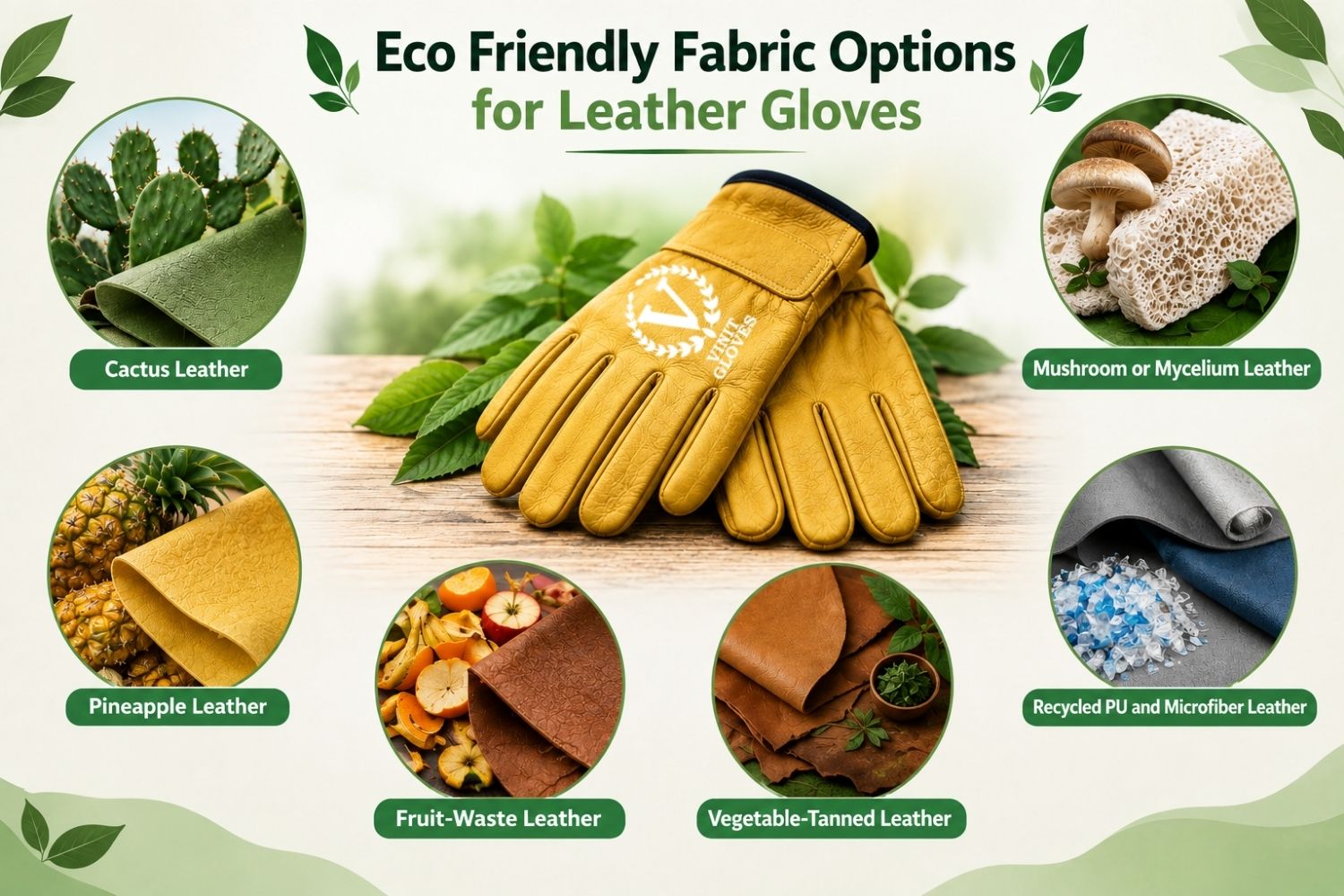 sustainable leather safety gloves suppliers